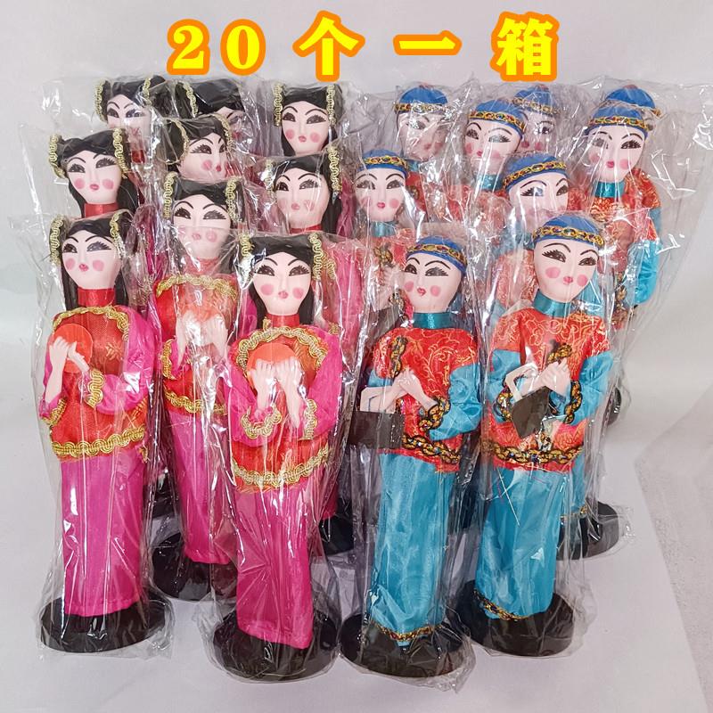 清明中元寒衣节祭祖男女布公仔绢布人手工民间特色手工艺品成品
