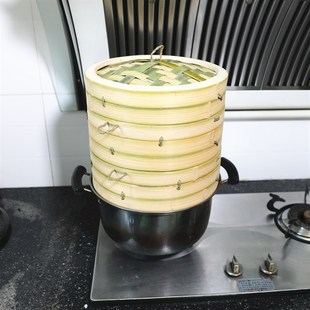 蒸锅 纯手工 竹制 套装 家用 蒸笼 天然 开州竹香 加深 楠竹