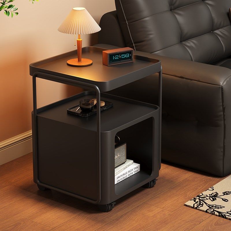 可移动茶几岩板边几铁艺沙发边柜B轻奢风小户型客厅置物架床头边,住宅家具,角几/边几,淘宝优惠券,粉丝福利购,淘宝优惠卷