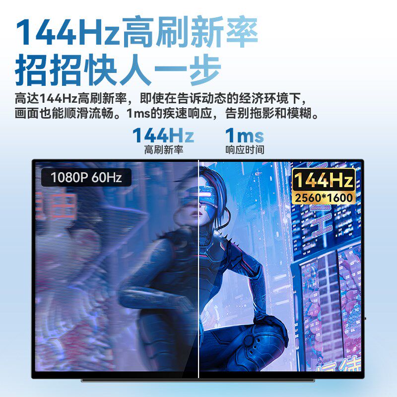 六维鲨式显示器:触摸显示器手副屏游戏