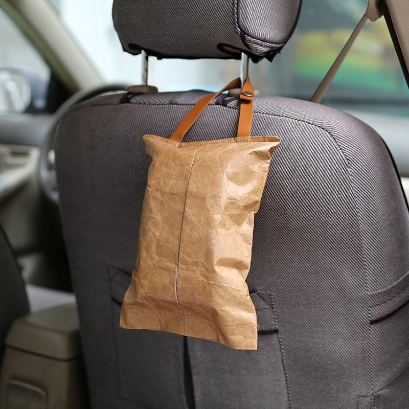 挂式纸纸巾盒Pop－Tri车载抽纸收纳盒用抽纸厕盒可挂所家防水巾架