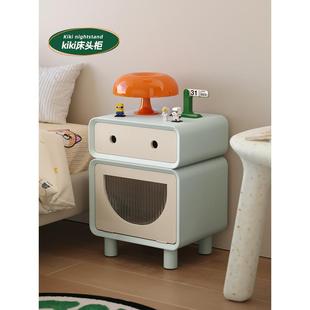 儿童床头柜 卡通柜沙发床边储物柜 男孩和女孩创意卧室房间可爱
