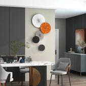 轻奢网红大气客厅钟表现代简约2023新款 创意挂墙时钟家用餐厅挂表