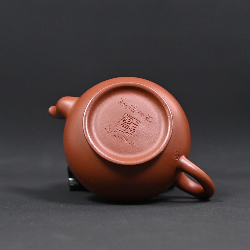 汲老汲小宁全手工制作原矿朱泥150cc孟臣宫灯紫砂壶茶具