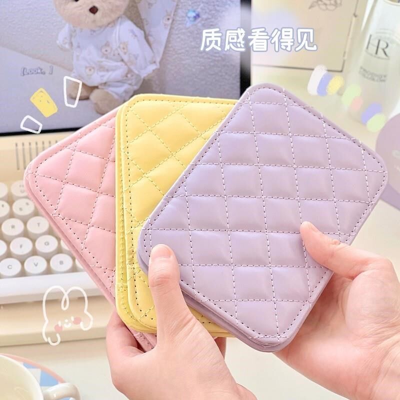 镜子折叠化妆镜便携桌面小台式随身携带旅游旅行高级感宿舍大号女