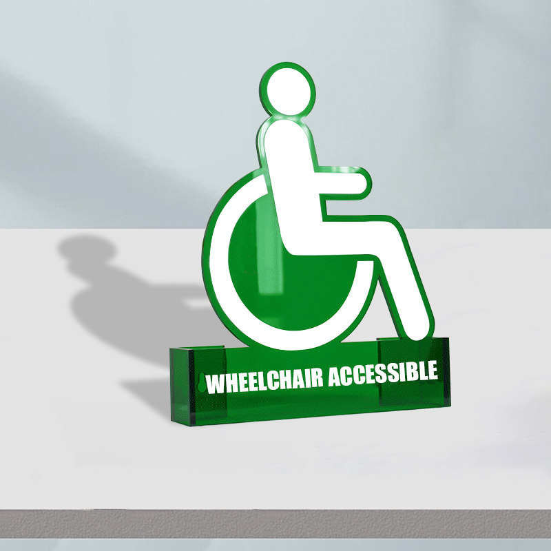 ins韩式压克力男女化妆室标识牌 商场厕所标识洗手间标志挂牌定制