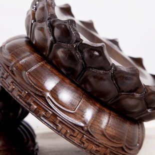 实木雕刻圆形可旋转莲花底座水晶球葫芦弧形蛋雕摆件底座实木托架