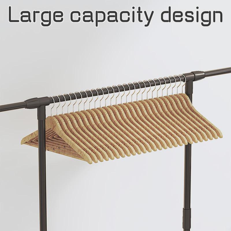 卧室衣架落地折叠室内晾衣架家用单杆式阳台晒衣架升降简易挂衣架