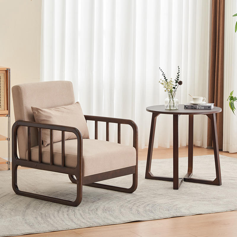 休闲椅阳台三件套小桌椅单人民宿靠背椅民宿酒店接待会客沙发椅子