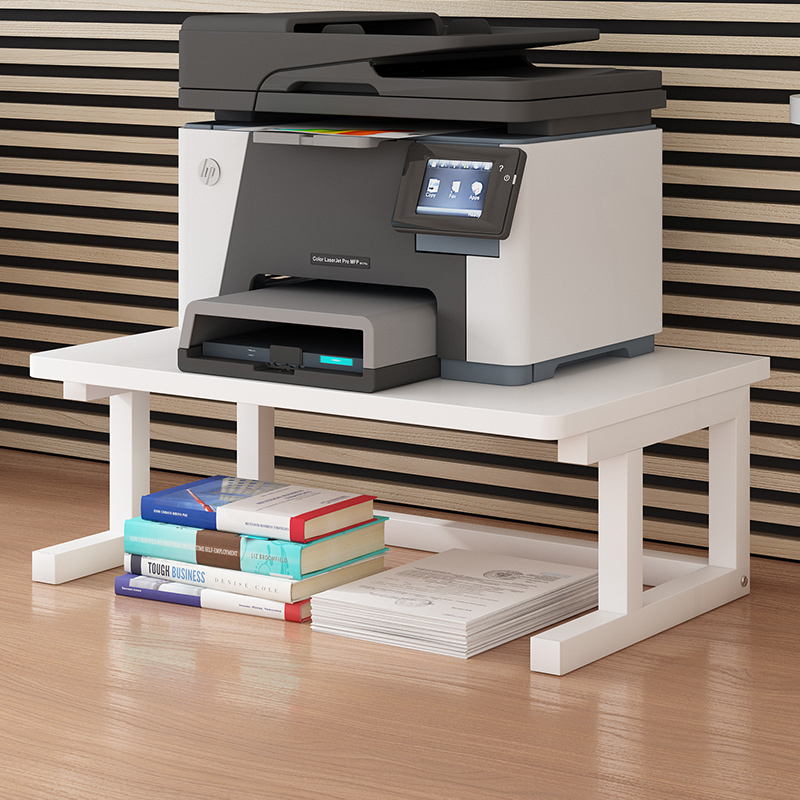 桌面加宽加大打印机复印机置物架多功能站立公抬笔记本架子