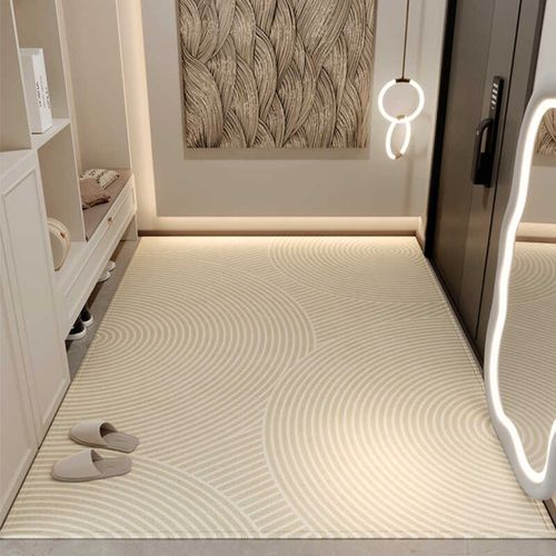 客厅门垫奶油风入户门地垫门口地毯高级可裁剪进门脚垫耐脏玄关垫