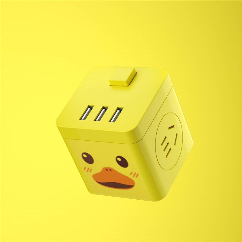 多功能魔方插座转换器USB插排不带线面板多孔插头家用多插位插板