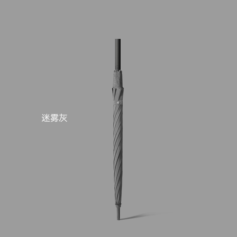 I9AT双层三人雨伞长柄自动直柄特大双人男女防风定 制暴