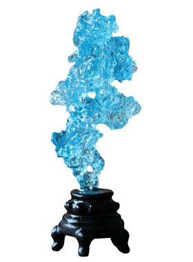 古法琉璃假山太湖石摆件家居饰品客厅玄关办公室桌面装饰品工艺