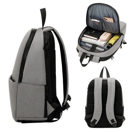 多功能可折叠凳子背包防水耐磨时尚简约15.6寸笔记本电脑双肩包