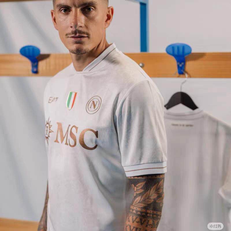 25-26那不勒斯客场球衣9号卢卡库11号德布劳内球员版正版足球服