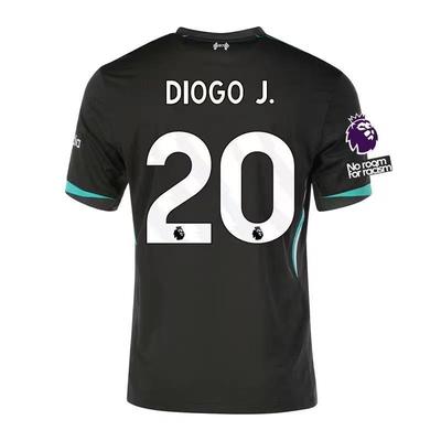 2425利物浦客场球衣范戴克萨拉赫努涅斯索博斯洛伊阿诺德足球服男