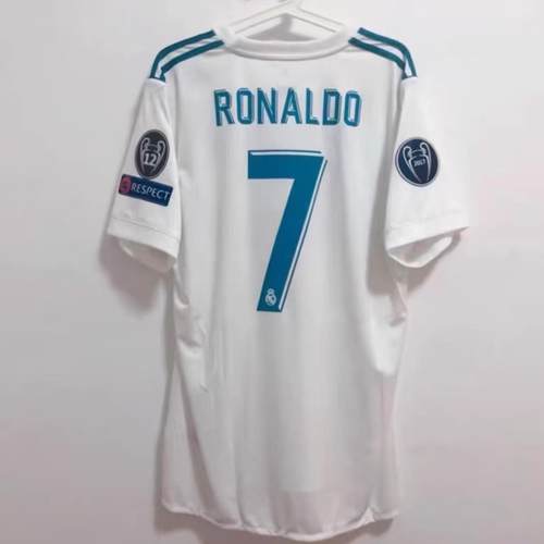 欧冠1718皇马决赛主场7号C罗球衣球员拉莫斯贝尔克罗斯同款纪念版