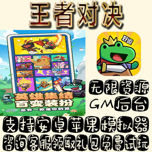 王者对决gm手游单机不限量BT福利礼包码满级VIP道具成品号