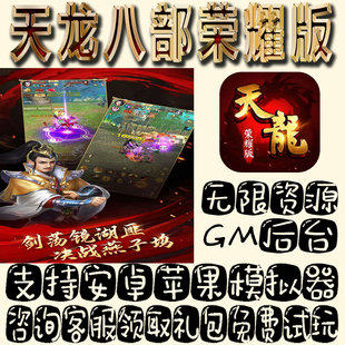 天龙八部荣耀版手游gm不限量BT福利礼包码满级VIP道具内购