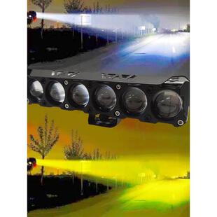 电动汽车灯强光摩托车Led大灯超亮三轮车改装外部12V60V流氓灯聚