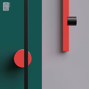 不锈钢拉手方圆极简独特设计实木门把手推拉玻璃门拉手办公楼酒店