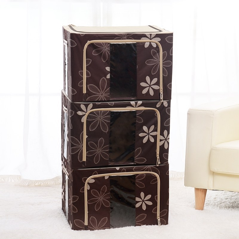 大号66升三个装牛津布收纳箱衣物整理箱储物箱玩具收纳盒收纳箱子,收纳整理,收纳箱,淘宝优惠券,粉丝福利购,淘宝优惠卷