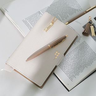 商务a6活页本高颜值手账本女便携随身小记事本本子a5笔记本定制