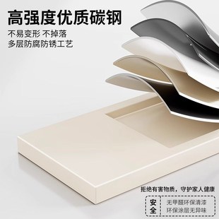 浴室卫生间小摆件 墙上置物架一字板分层隔板墙壁挂式 墙面收纳架
