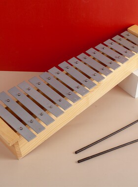 小学奥尔夫打击乐器箱式8音u15音敲琴铝板琴木琴幼儿园教具3岁玩