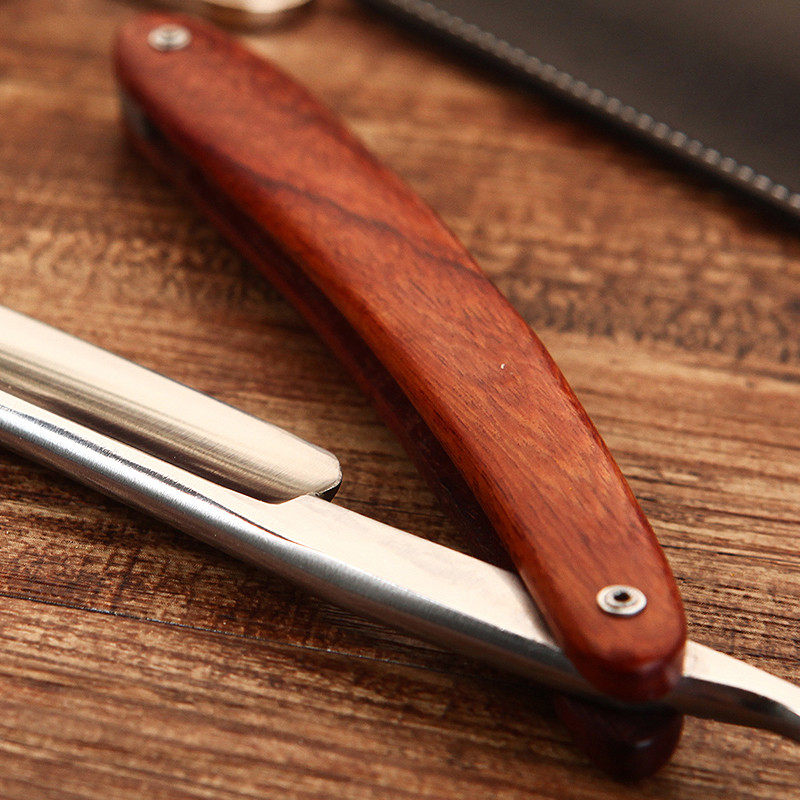 剃须刀男式刮胡刀剃刀老式剃头刀一体理发店刮脸刀手刮修脸刀手动