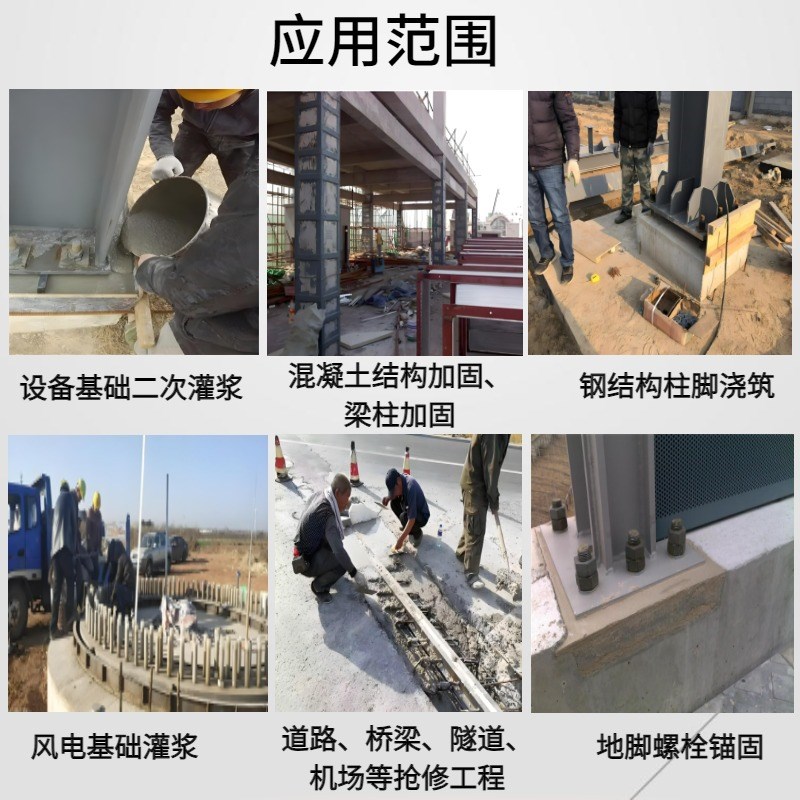 自密实微膨胀混凝土C35C40C50C60高强度无收缩高流态免振捣灌浆料