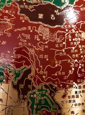 纯铜地球仪落地摆件大号大型办公室开业乔迁工艺品礼品校庆送母校