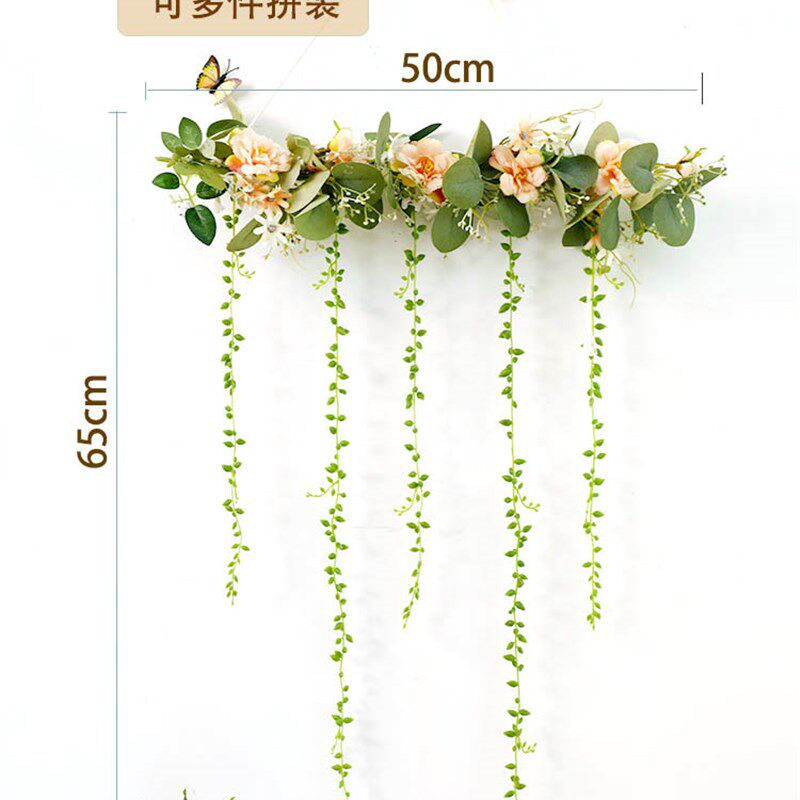 新年花环装饰门挂墙面免钉遮丑挂件卧室儿童房间电视背景墙上挂件