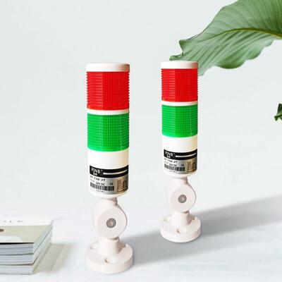 品邦PINB双层警示灯双色灯红绿2层T50-2T-J 带蜂鸣/无声24V 220V