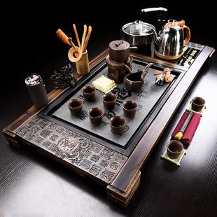 家用全自动一体泡茶台烧水壶茶盘烧水壶茶道茶桌茶海 功夫茶具套装