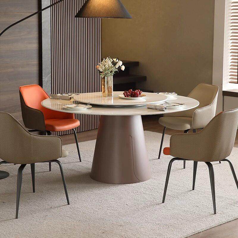 维可/大理石餐桌意式极简轻奢餐桌椅组合极简圆桌家用小户型桌子,住宅家具,大理石餐桌,淘宝优惠券,粉丝福利购,淘宝优惠卷