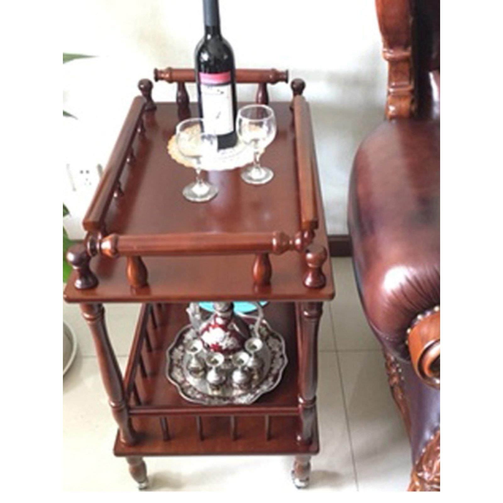 实木几移动茶几置物架沙发边几手推车餐车餐边柜推车茶酒水小书架,住宅家具,角几/边几,淘宝优惠券,粉丝福利购,淘宝优惠卷