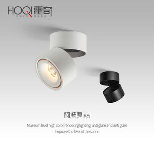 小射灯led天花灯 明装 筒灯家用吸顶可调角度北欧无主灯客厅轨道灯