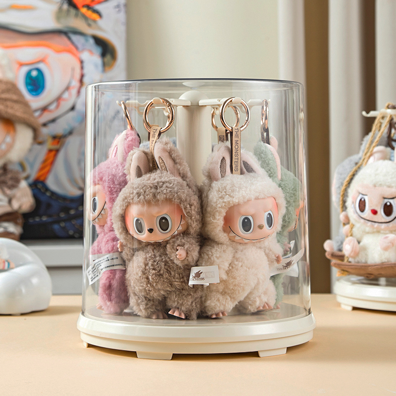 宅萌亚克力labubu收纳展示盒