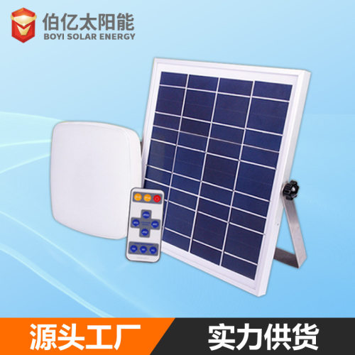 跨境新款 户外太阳能私模家用阳台雷达吸顶灯LED遥控太阳能吸顶灯