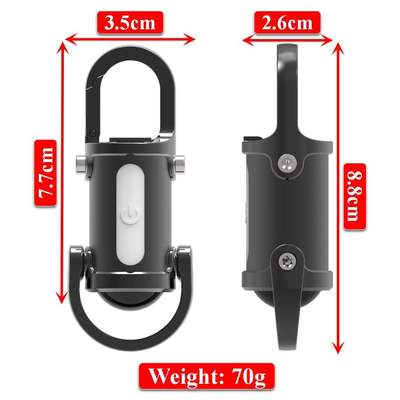 Waterproof keychain  flashlight