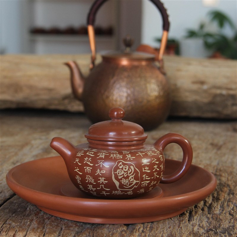 云南建水紫陶壶承 全手工制作茶托 红G泥柴烧杯垫 中式壶垫 壶托