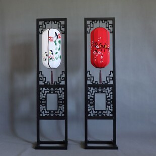 婚庆道具仿古铁艺灯笼路引汉唐婚礼舞台装 饰宫灯路引摆件 中式 新款