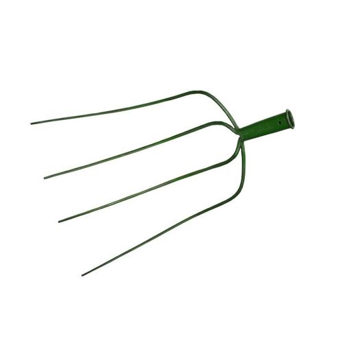 兰诗WYQ0417农用工具叉子叉草铁叉户外草叉大叉子钢叉铁叉子四股