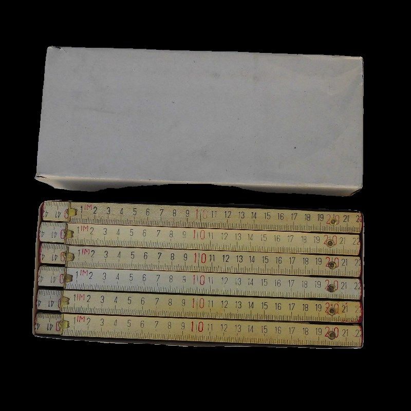 八十年代老货木折尺一米五折尺学生教学用尺高精度木工尺收藏量具