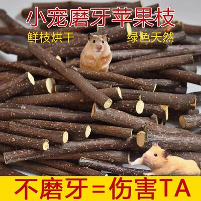 特价苹果枝磨牙棒小宠咬木仓鼠荷兰猪龙猫豚鼠兔子磨牙用品甜竹