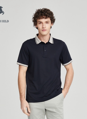 【商城同款】POLOSHIELD男士休闲百搭男装POLO衫短袖1262T12688