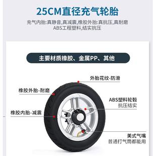 轮容量充气照相车买菜大车小拉便车手拉车折叠携购ZPO物车家用拖