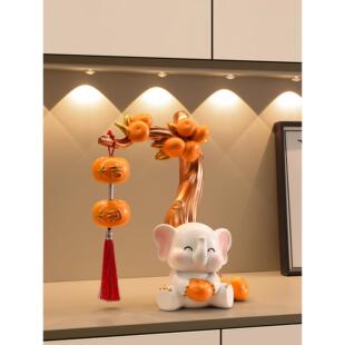 大象摆件入户门口玄关电视酒柜装饰品轻奢高级感镇宅乔迁新居礼品